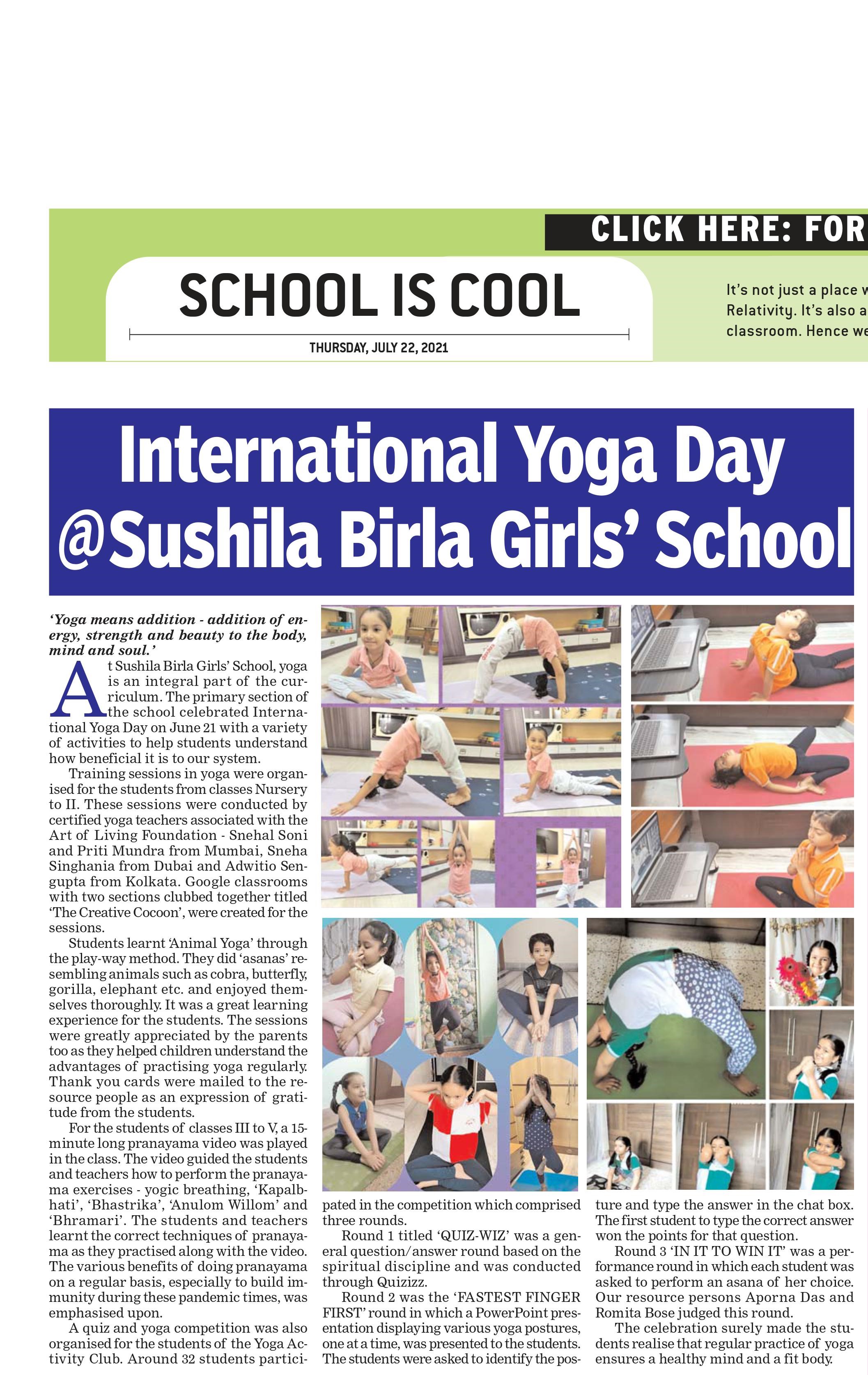 International Yoga Day