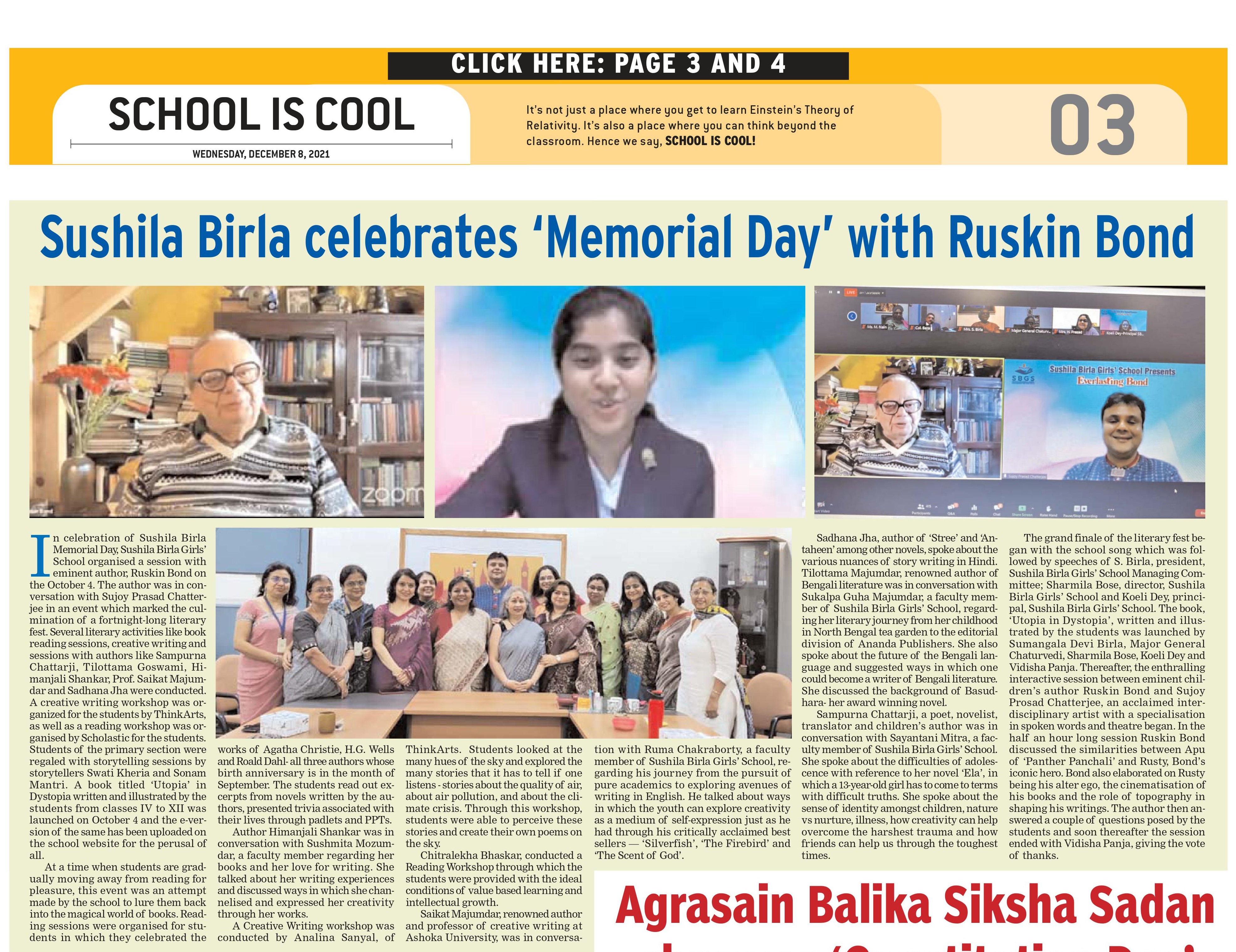 Sushila Birla Memorial Day