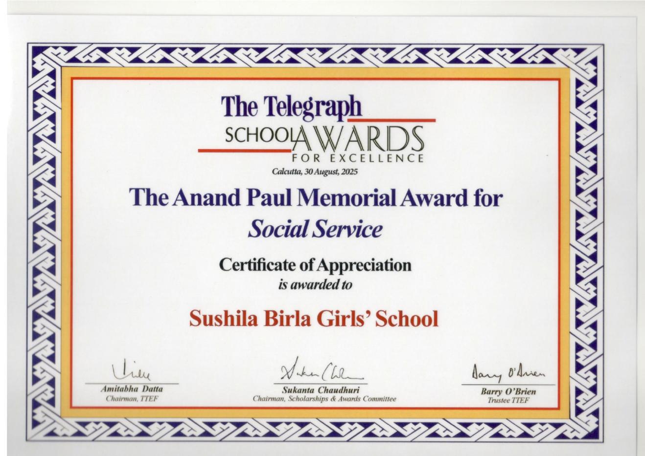The Telegraph School Awards for Excellence 2025_4