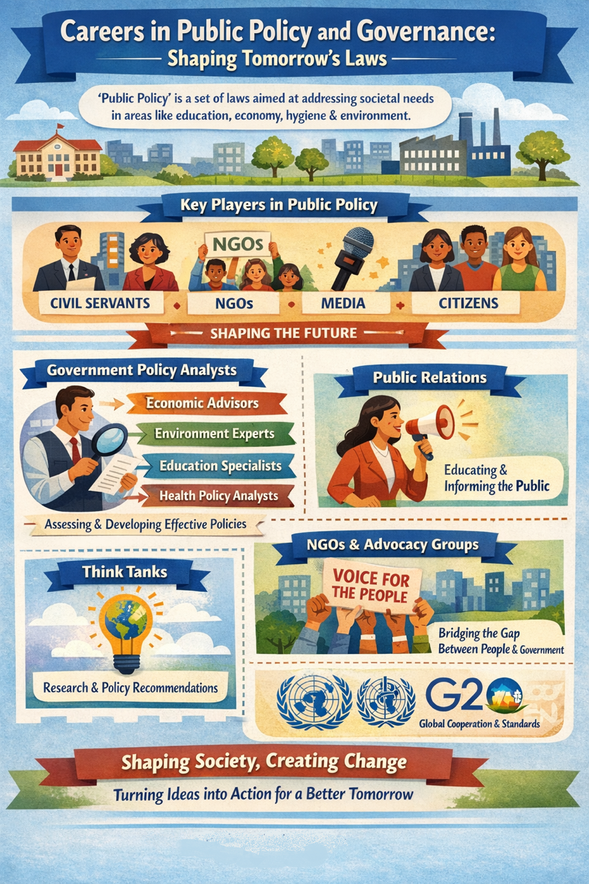 Careers in Public Policy and Governance: Shaping Tomorrow’s Laws
