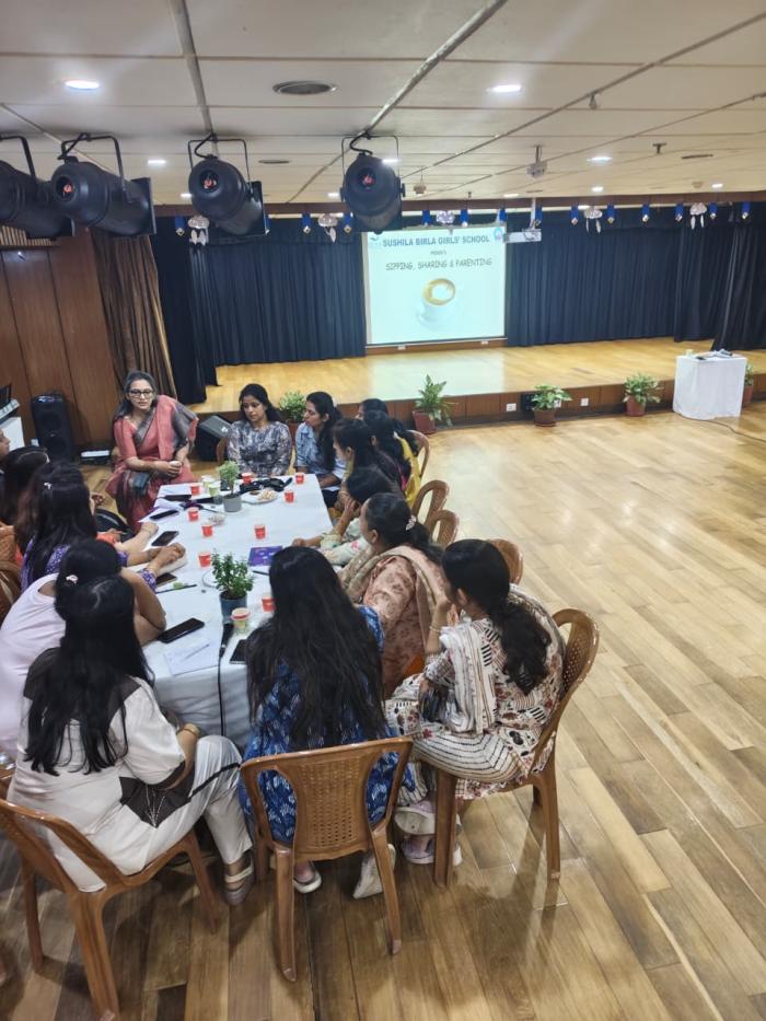 Sipping, Sharing and Parenting sessions  for Class VII_5