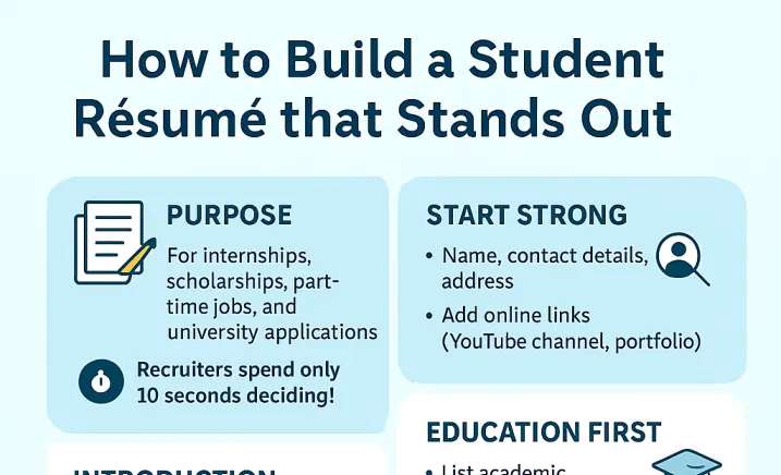 How to Build a Student Résumé that Stands Out
