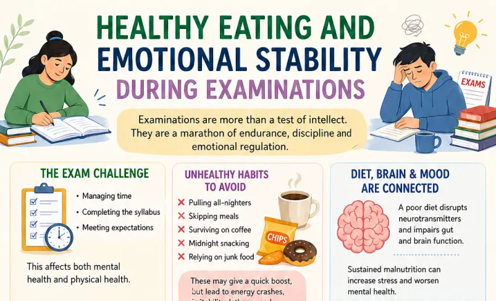 Healthy Eating and Emotional Stability During Examinations