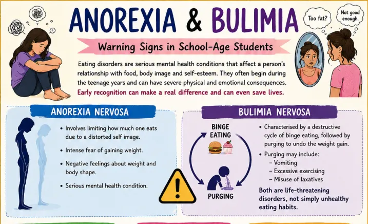 Anorexia and Bulimia: Warning Signs in School-Age Students