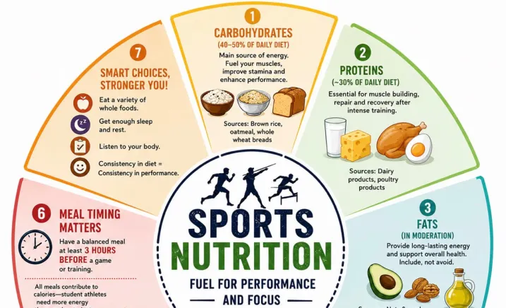 SPORTS NUTRITION FOR STUDENT ATHLETES: FUEL FOR PERFORMANCE AND FOCUS