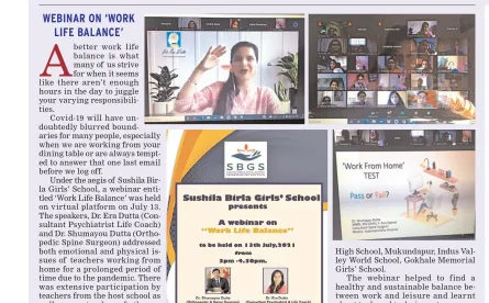 Work Life Balance Workshop
