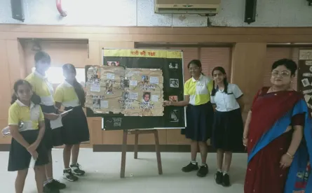 Hindi Diwas Inter-House Bulletin Board Competition