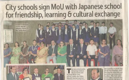 MoU with Japanese School